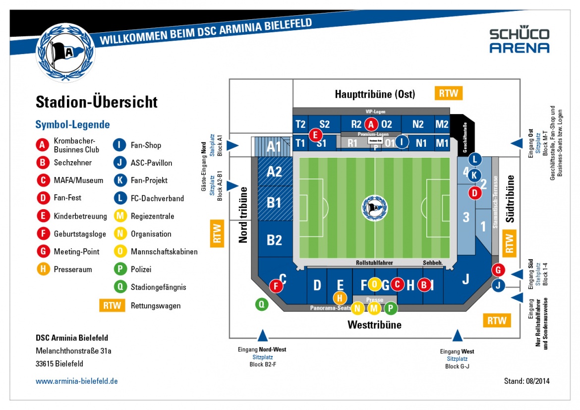 Dsc Arminia Bielefeld Bundesliga Reisef Hrer